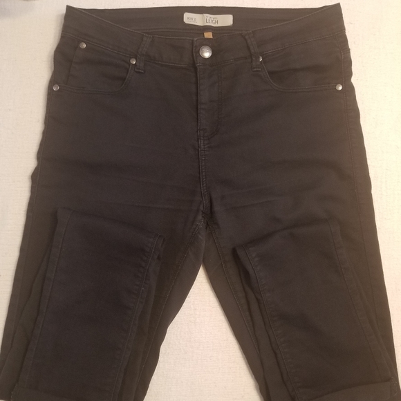 TOPSHOP MOTO Leigh Jeans - Black - Picture 3 of 11